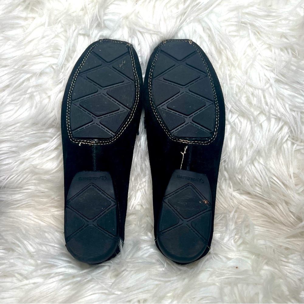 Beartraps Otella Embroidered Suede Loafer/Moccasin Size 7 Black Beautiful Flats - Picture 7 of 9